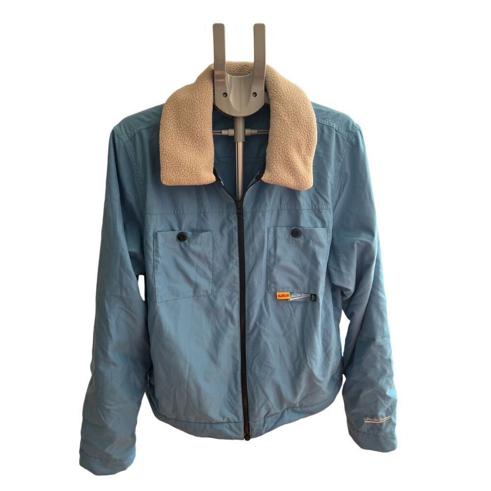 Nike Blue Performance Jacket with Tan Collar LeBron James edition